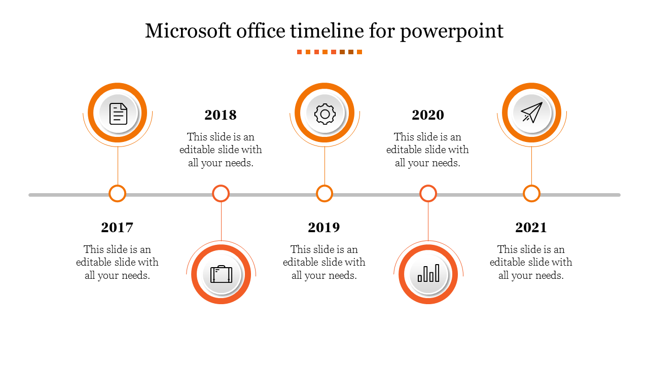 Free - Download Microsoft Office Timeline for PowerPoint Slides